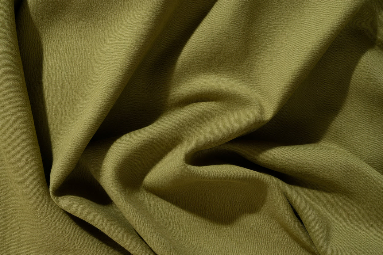 Olive Green stonewashed canvas