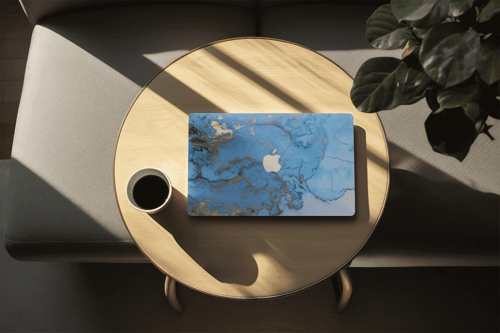 Protection Bundle for MacBook 13" M1 – Blue Marble