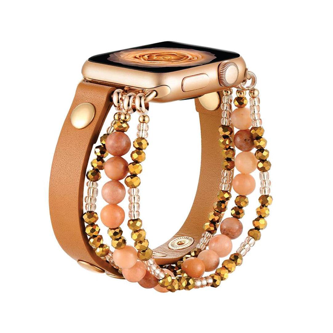 Onyx Leather Band for Apple Watch - Zoodle iWatch Straps