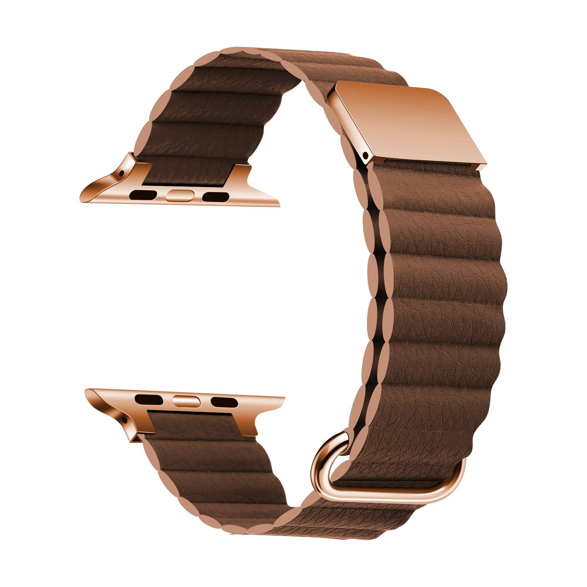 Apple Watch Magnetic Leather Band – Premium Comfort & Sleek Fit