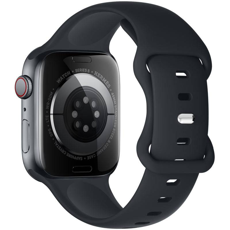 Silicone Butterfly Buckle bands for Apple Watch - Zoodle iWatch Straps