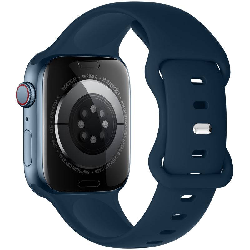 Silicone Butterfly Buckle bands for Apple Watch - Zoodle iWatch Straps