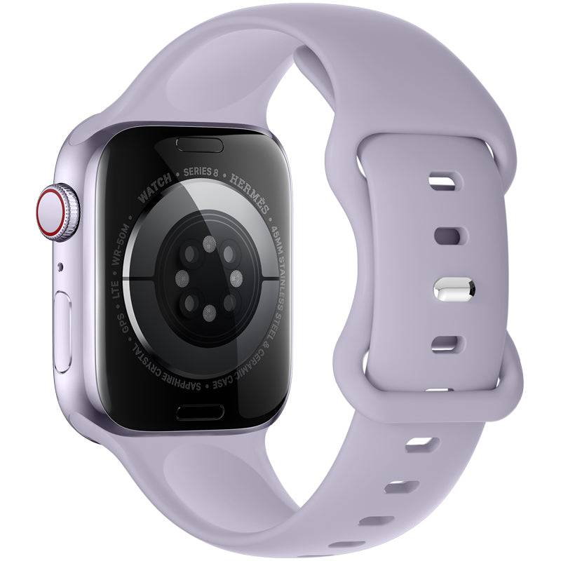 Silicone Butterfly Buckle bands for Apple Watch - Zoodle iWatch Straps