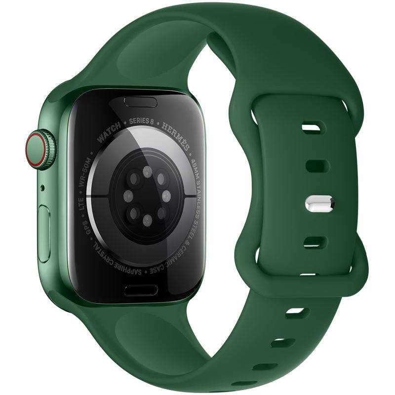 Silicone Butterfly Buckle bands for Apple Watch - Zoodle iWatch Straps