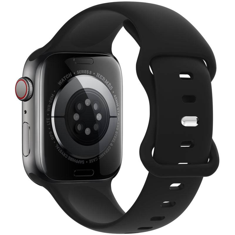 Silicone Butterfly Buckle bands for Apple Watch - Zoodle iWatch Straps
