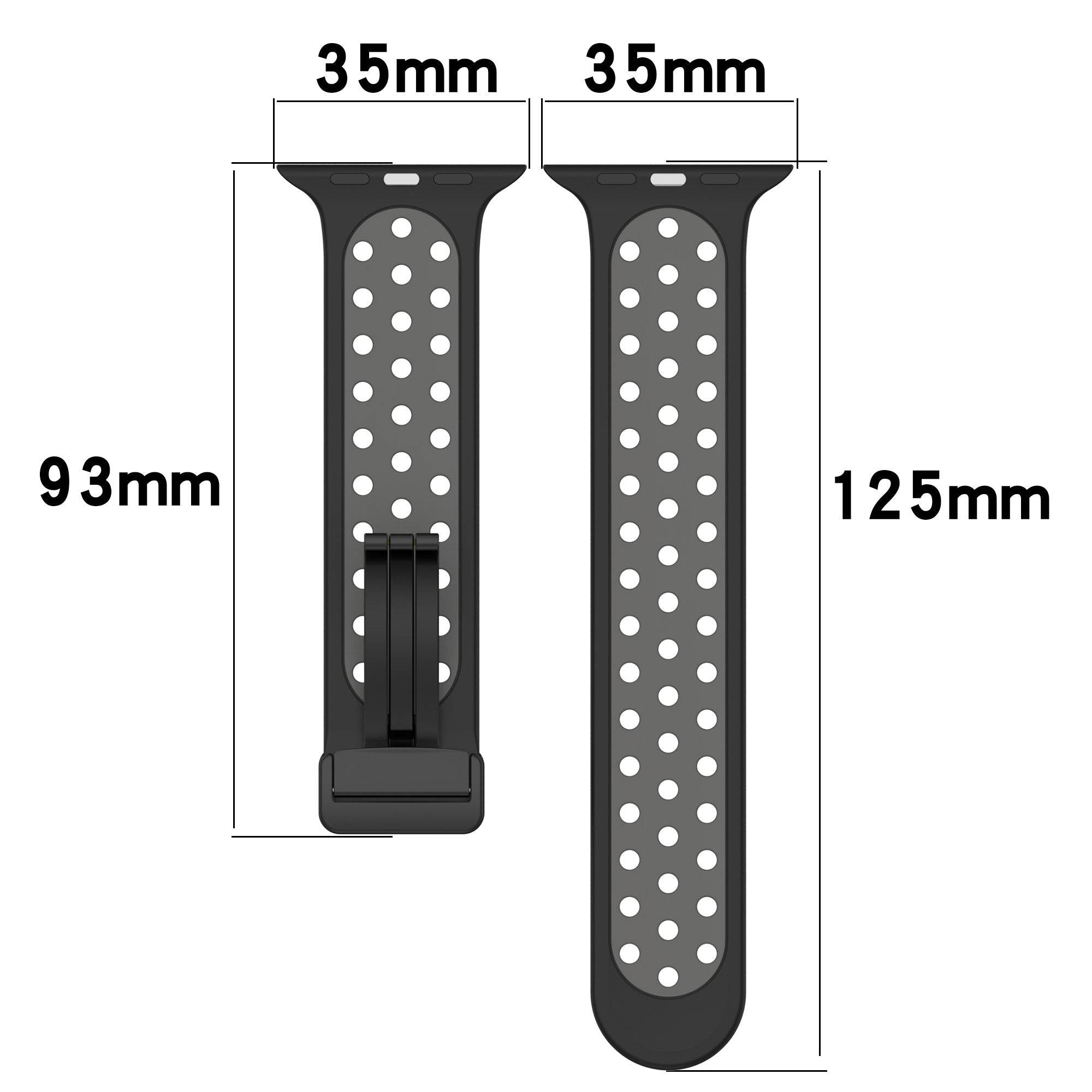 Upgraded Silicone Sport strap for Apple Watch - Zoodle iWatch Straps