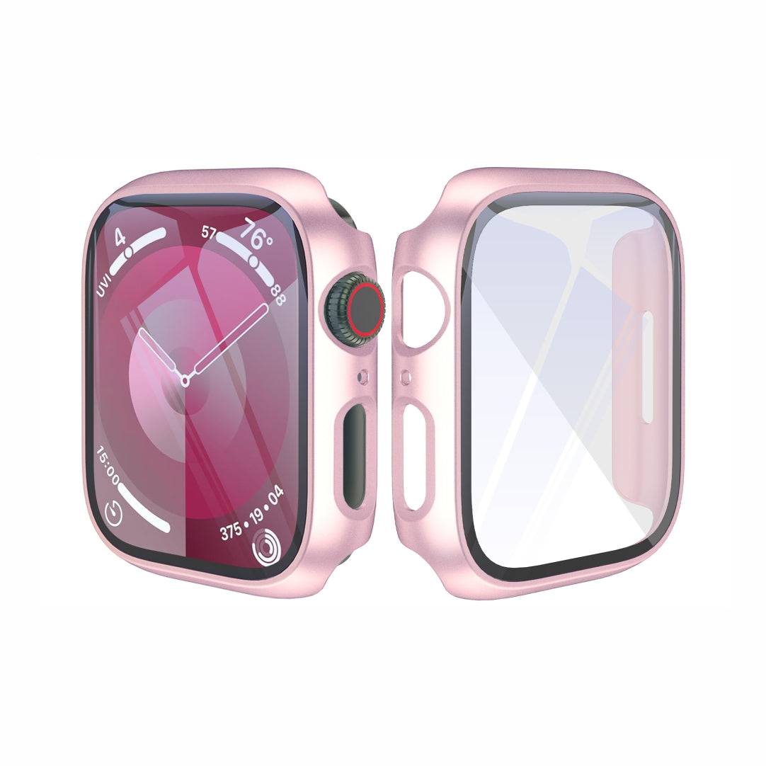Tempered Glass Protective Case for Apple Watch – Full Coverage & Scratch Resistant