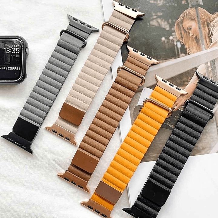 Premium Leather Apple Watch Band – Sophisticated Look & Comfortable Wear