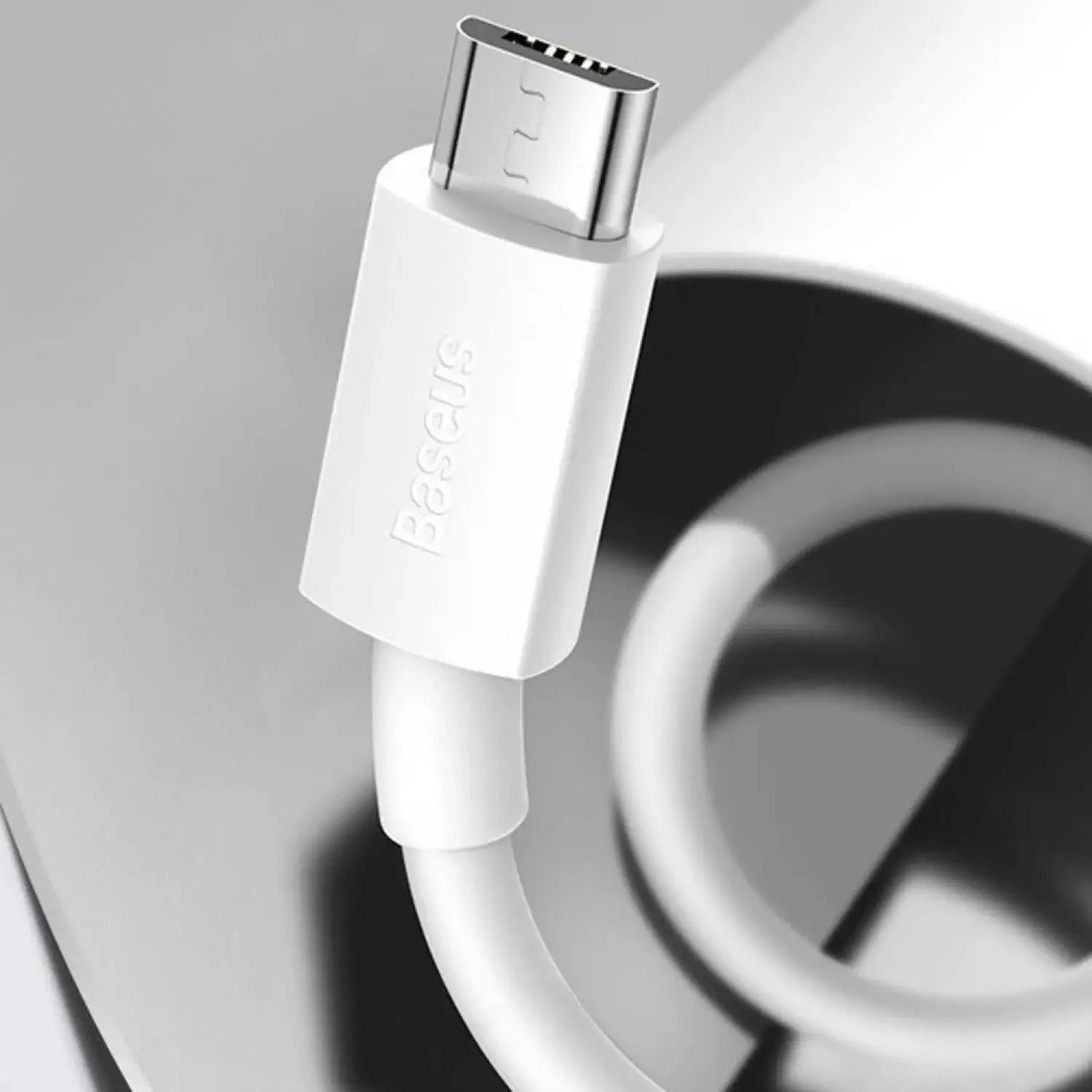 Gray Baseus USB Micro cable 1m SA - reinforced connectors for Android devices