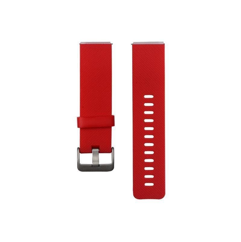 Fitbit Blaze Silicon Strap - Red - Zoodle Fitbit Straps