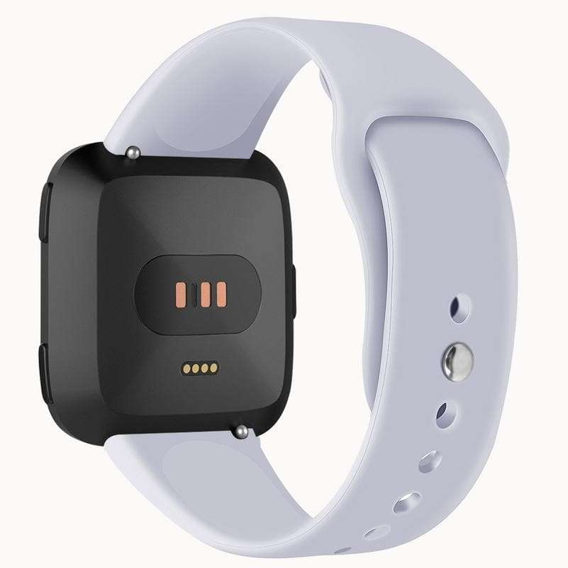 Fitbit Versa Silicon Sports Band - Grey (Small) - Zoodle Fitbit Straps
