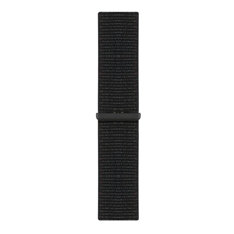 Nylon Loop Sports Strap for Fitbit Versa - Black - Zoodle Fitbit Straps