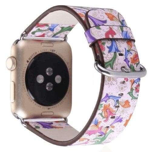 Leather Printed Strap for Apple Watch - Zoodle iWatch Straps