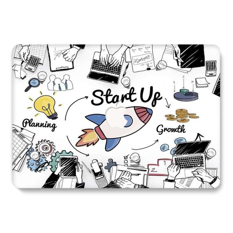 Designer Case - Business Start Up for MacBook - Zoodle Laptop hard cases