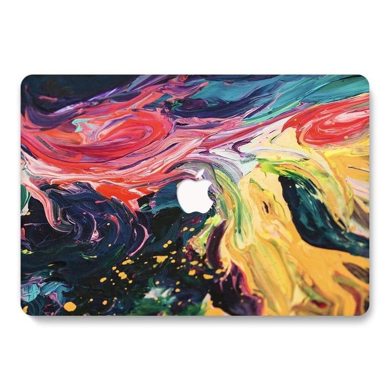 Designer Case - Colourful Paint for MacBook - Zoodle Laptop hard cases