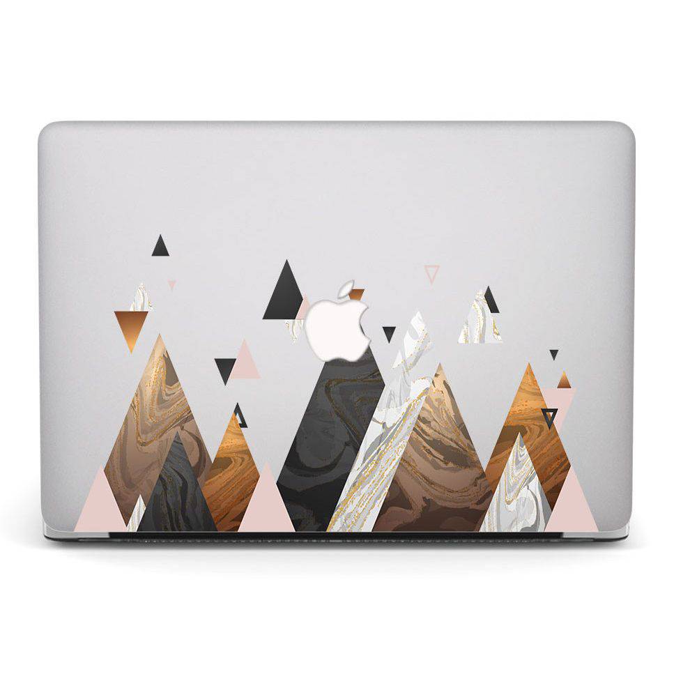 Designer Case - Modern Wood Geometrics for MacBook - Zoodle Laptop hard cases