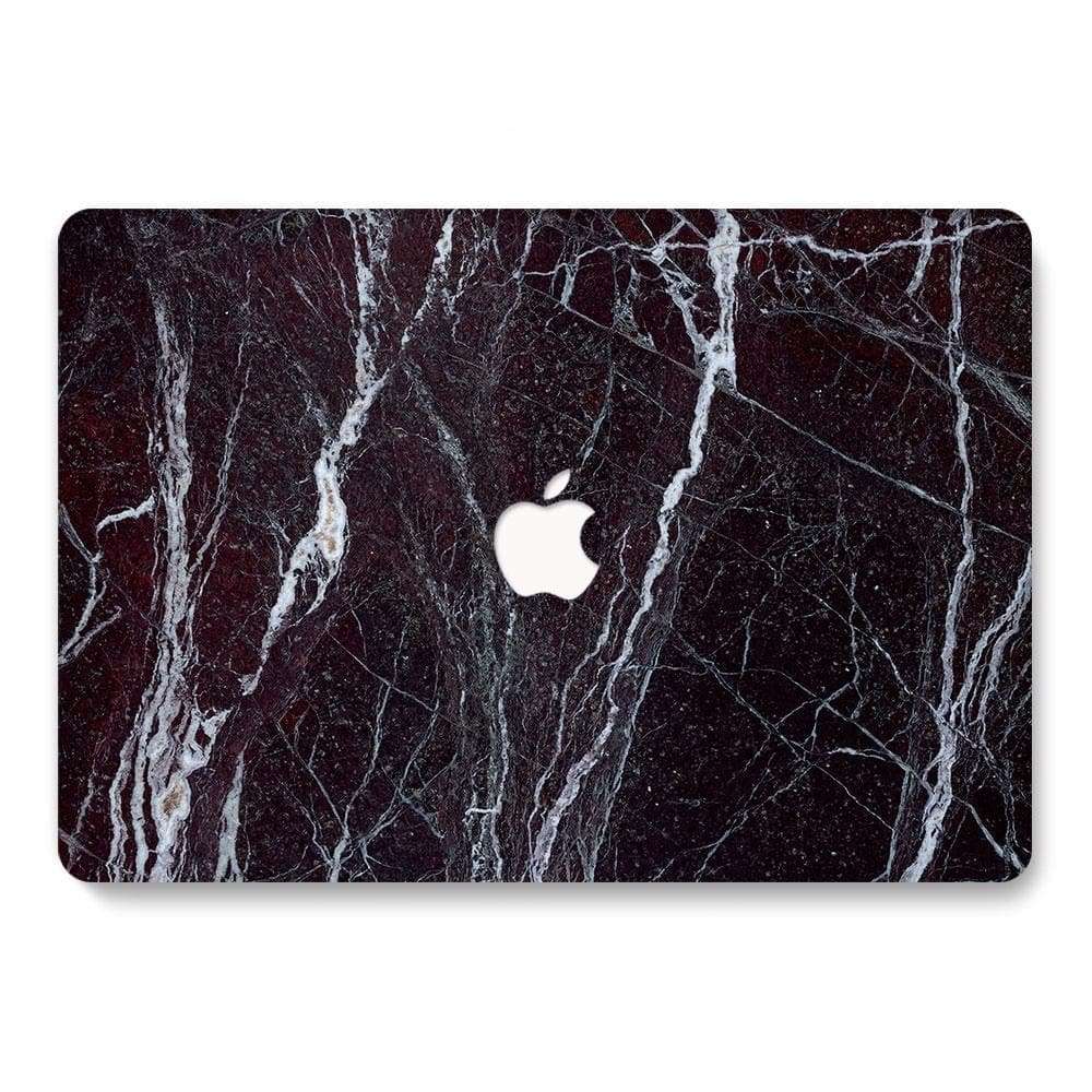 Designer Case - New Navy Black Marble for MacBook - Zoodle Laptop hard cases