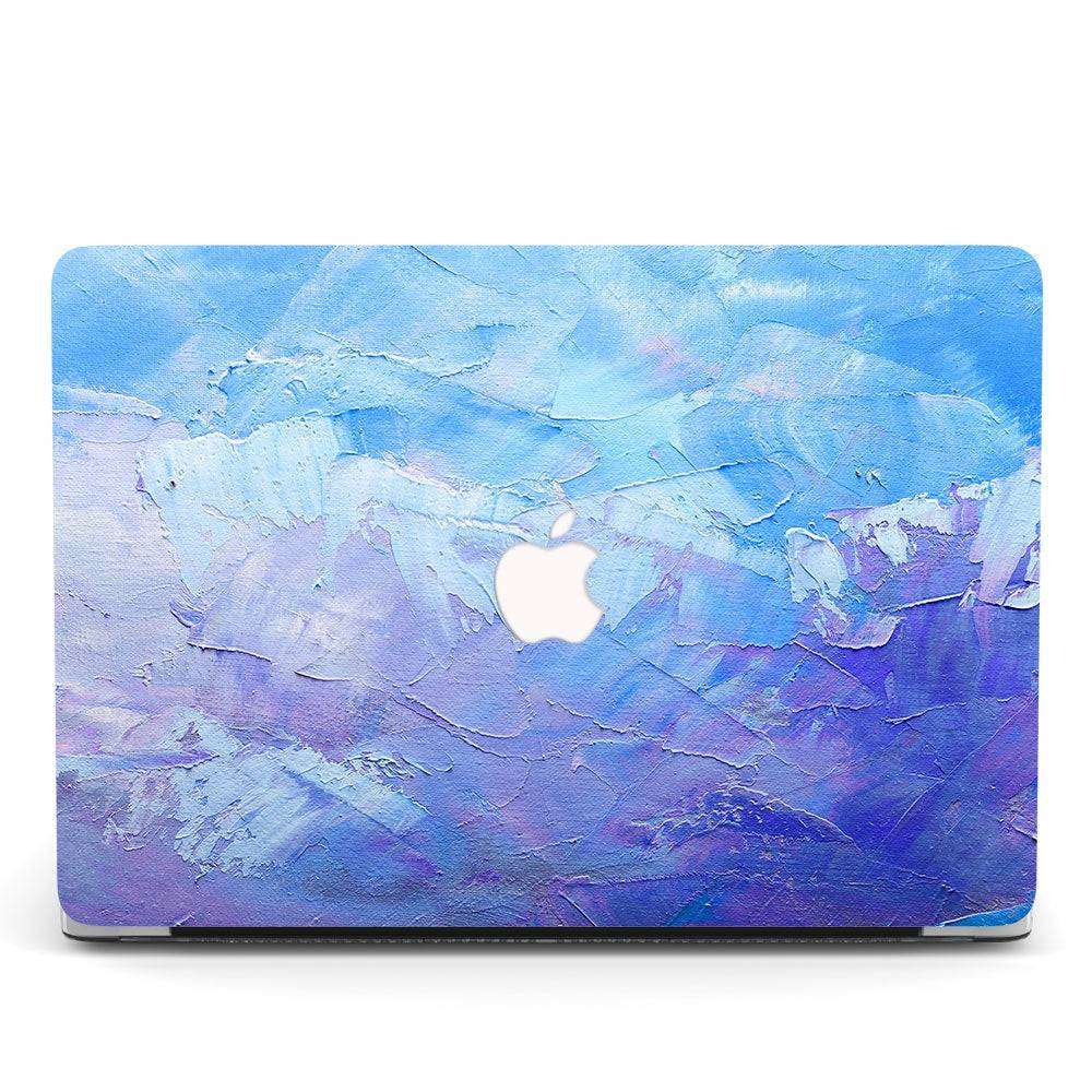 Designer Case - Painted Blues for MacBook - Zoodle Laptop hard cases