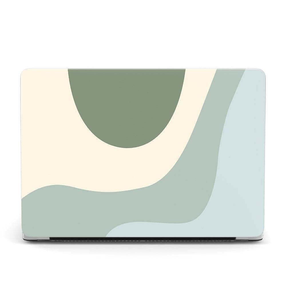 Designer Case - Shades of Green for MacBook - Zoodle Laptop hard cases