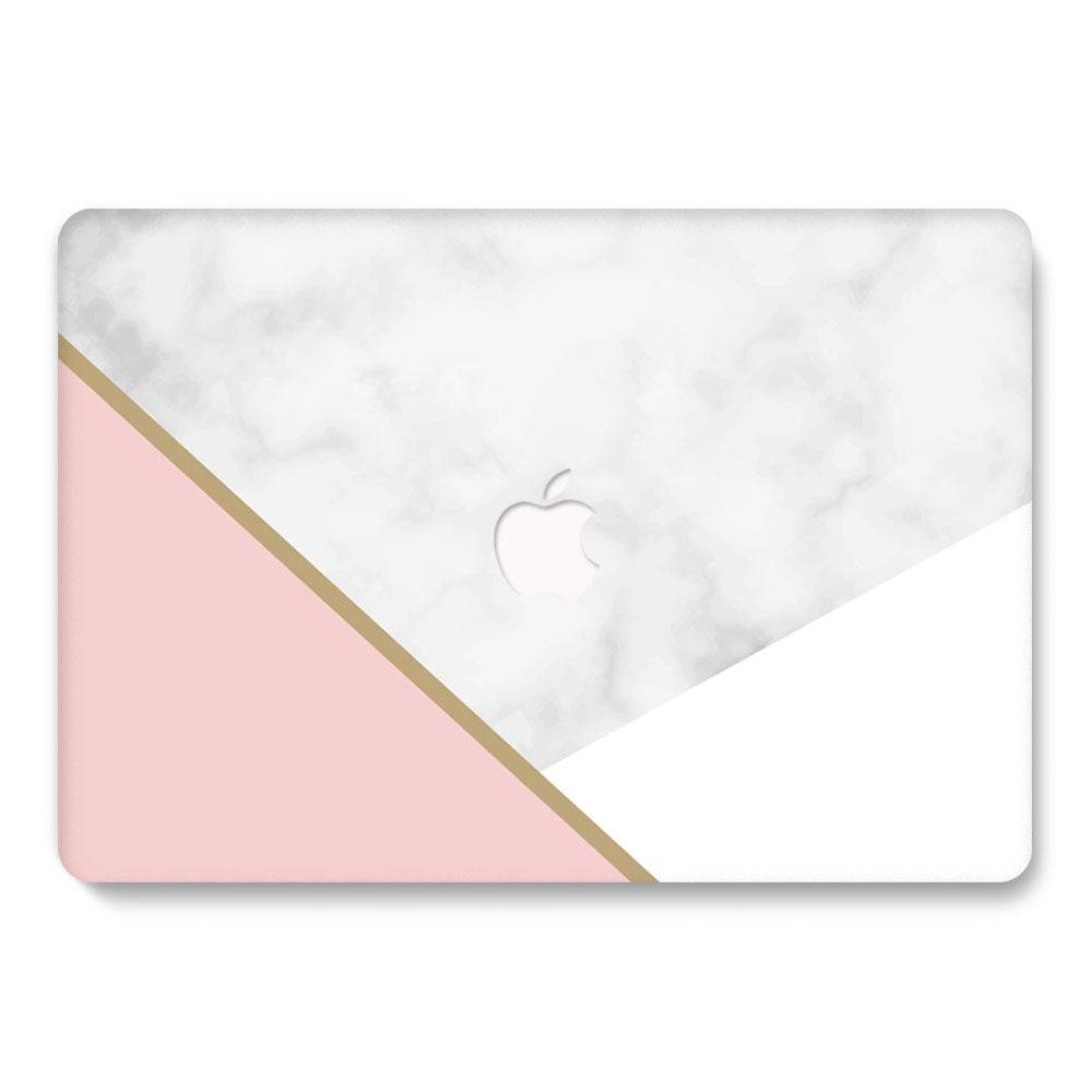 Designer Case - Simplicity Marble Triangle for MacBook - Zoodle Laptop hard cases
