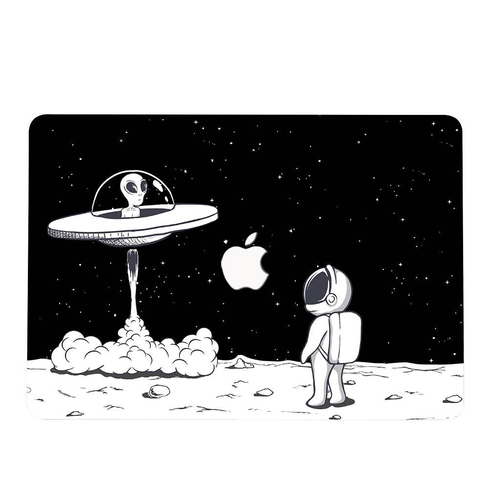 Designer Case - Visitors in Space for MacBook - Zoodle Laptop hard cases