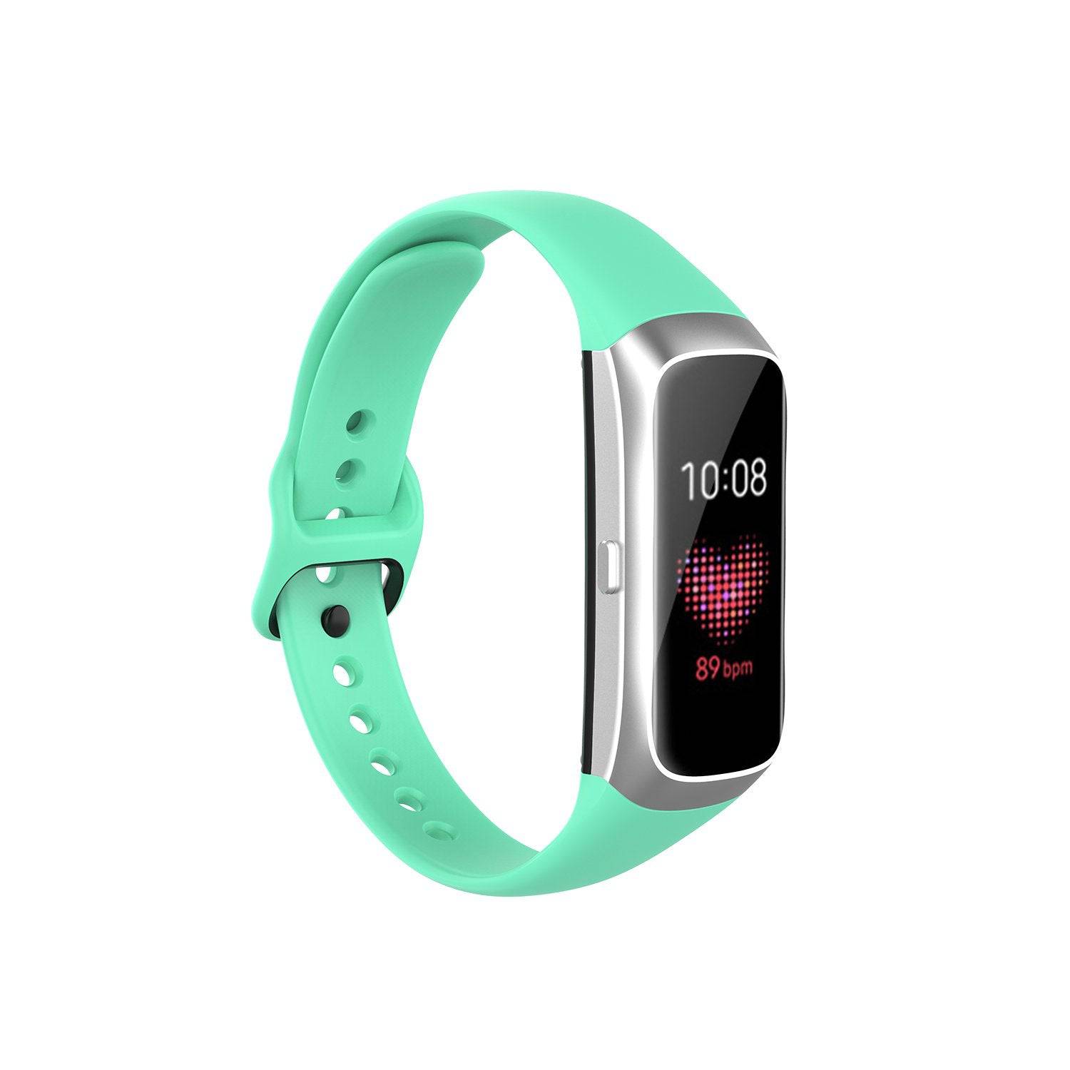 Silicon Replacement Band for Samsung Galaxy Fit Smartwatch (SM-R370) -Green - Zoodle Samsung Straps