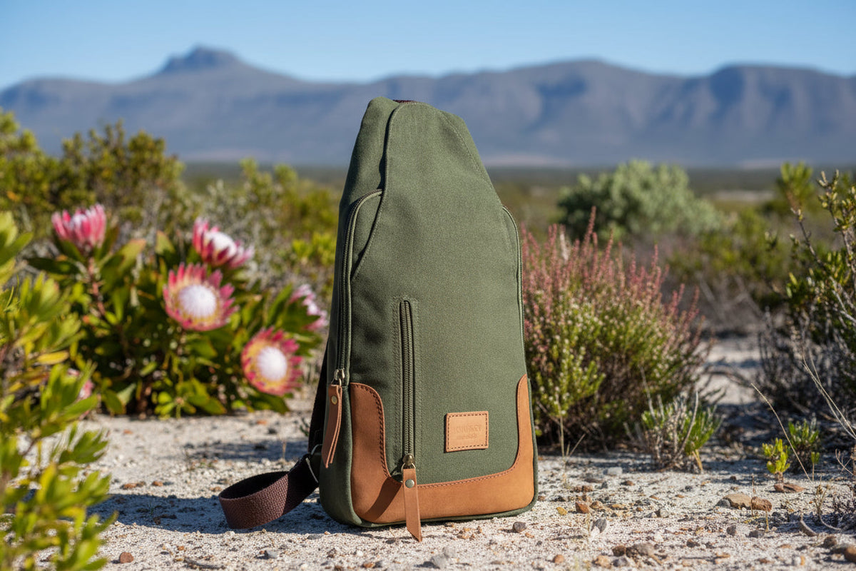 Slingbags for Tablets and iPads in Cape Fynbos showcasing bag
