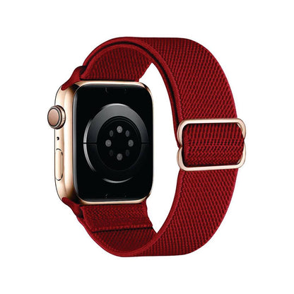 Stretchy Nylon Loop Strap for Apple Watch – Ultra-Light & Breathable