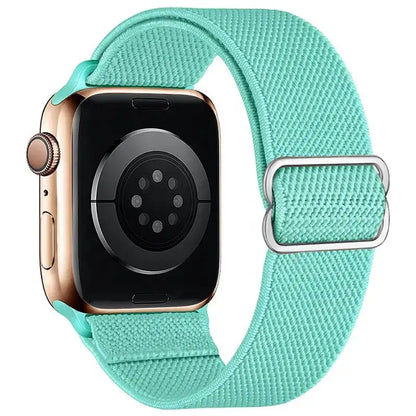 Elastic Woven Nylon Band for Apple Watch – Secure & Stretchable Fit