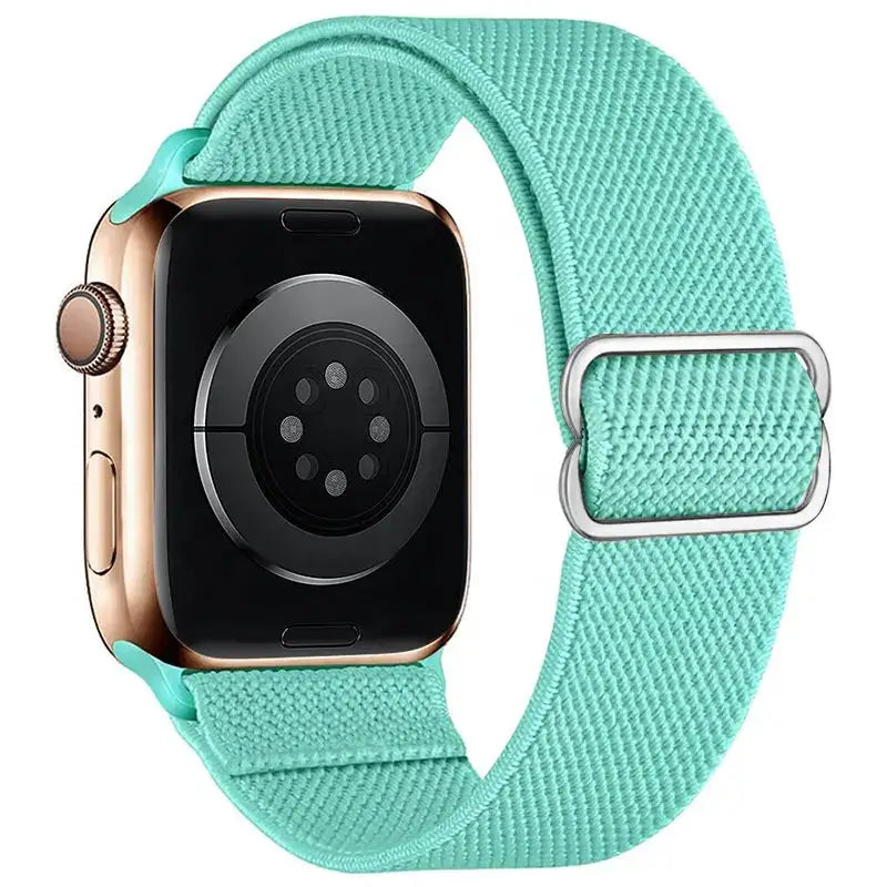Elastic Woven Nylon Band for Apple Watch – Secure & Stretchable Fit