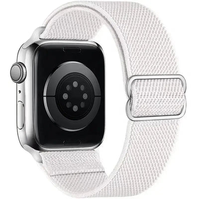 Adjustable Woven Nylon Strap for Apple Watch – Comfortable & Durable