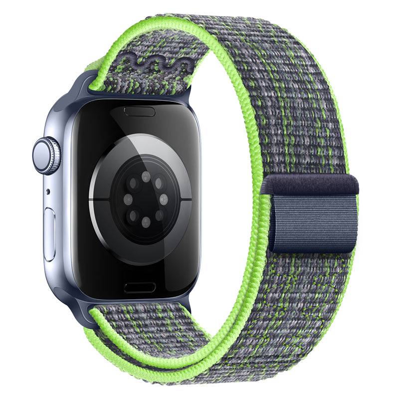 Adjustable Velcro Nylon Band for Apple Watch – Secure & Sporty