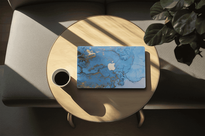 Protection Bundle for MacBook 13" M1 – Blue Marble