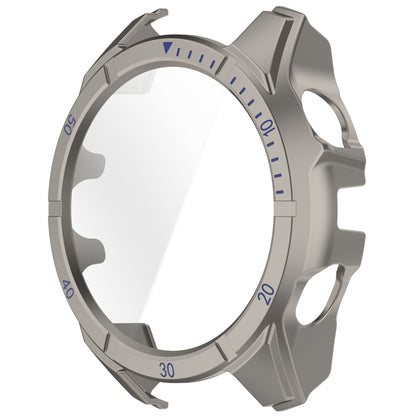 Transparent PC protective case for Garmin Fenix 8 with precise cutouts. Ultra-slim and impact-proof for enhanced durability and style.