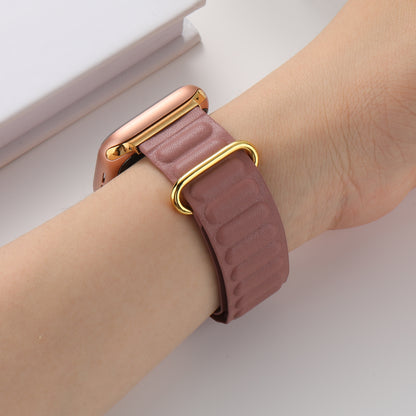 Premium Leather Link Band for Apple Watch