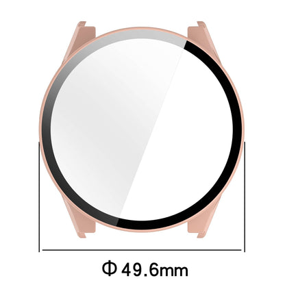 PC Protective Case for Garmin Forerunner 970 with 49.6mm diameter, designed for a snug fit and full-screen coverage on compatible smartwatch models.