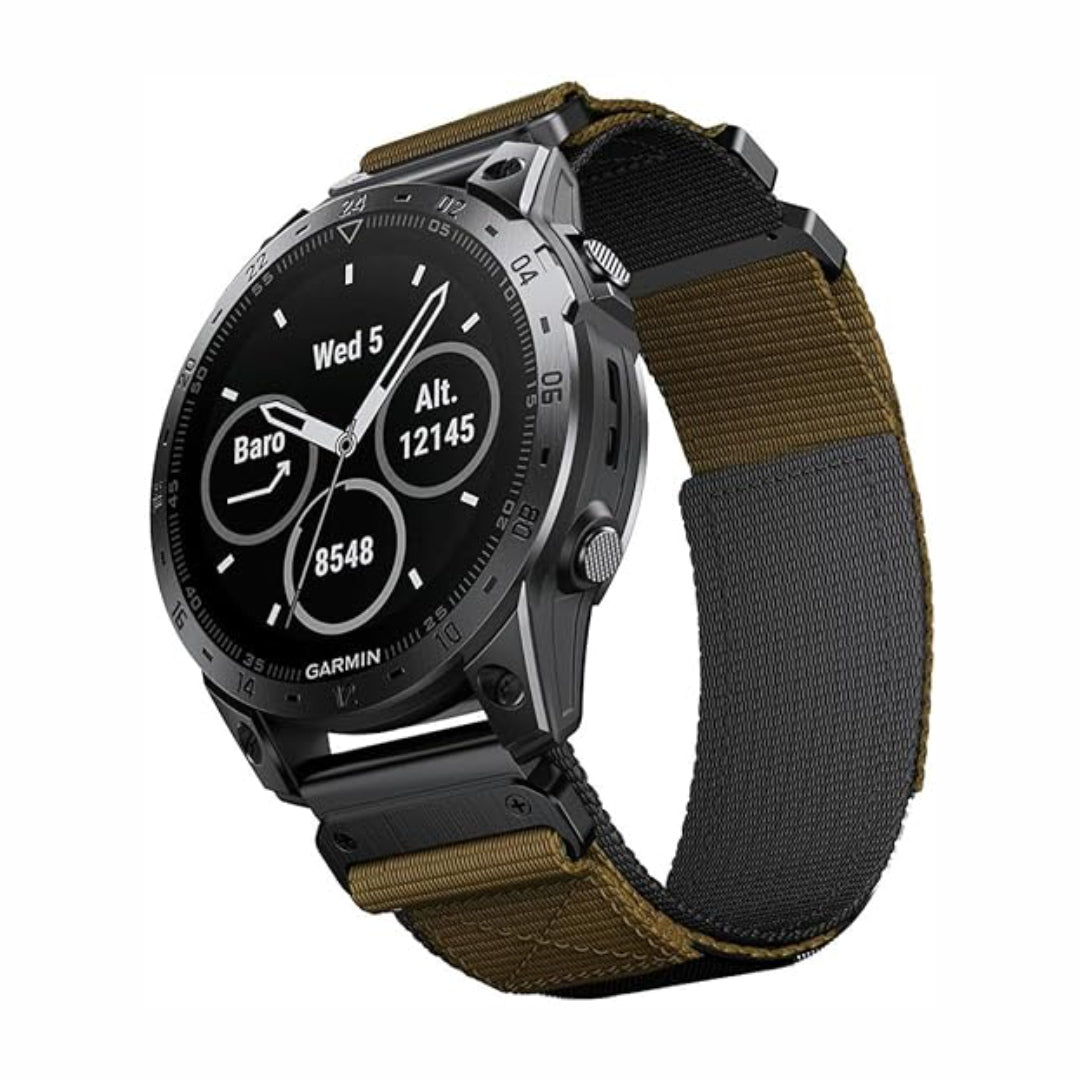 TerrainX QuickFit Nylon Strap for Garmin – Rugged & Secure Fit