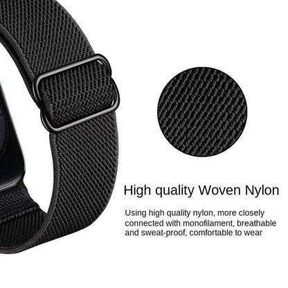 Woven Nylon Stretch Strap for Apple Watch – Soft & Comfortable Fit