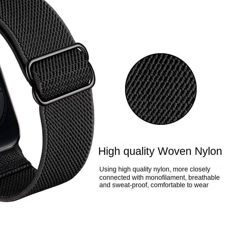Woven Nylon Stretch Strap for Apple Watch – Soft & Comfortable Fit