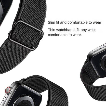 Apple Watch Stretch Nylon Band – Breathable & Adjustable Design