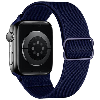 Elastic Woven Nylon Band for Apple Watch – Secure & Stretchable Fit