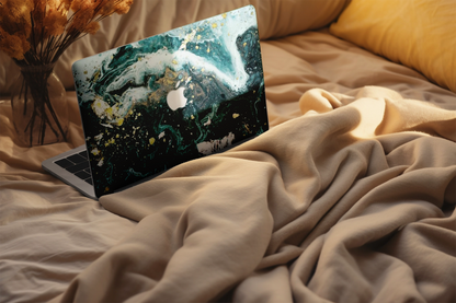 Designer Case - Green Sea Marble for MacBook