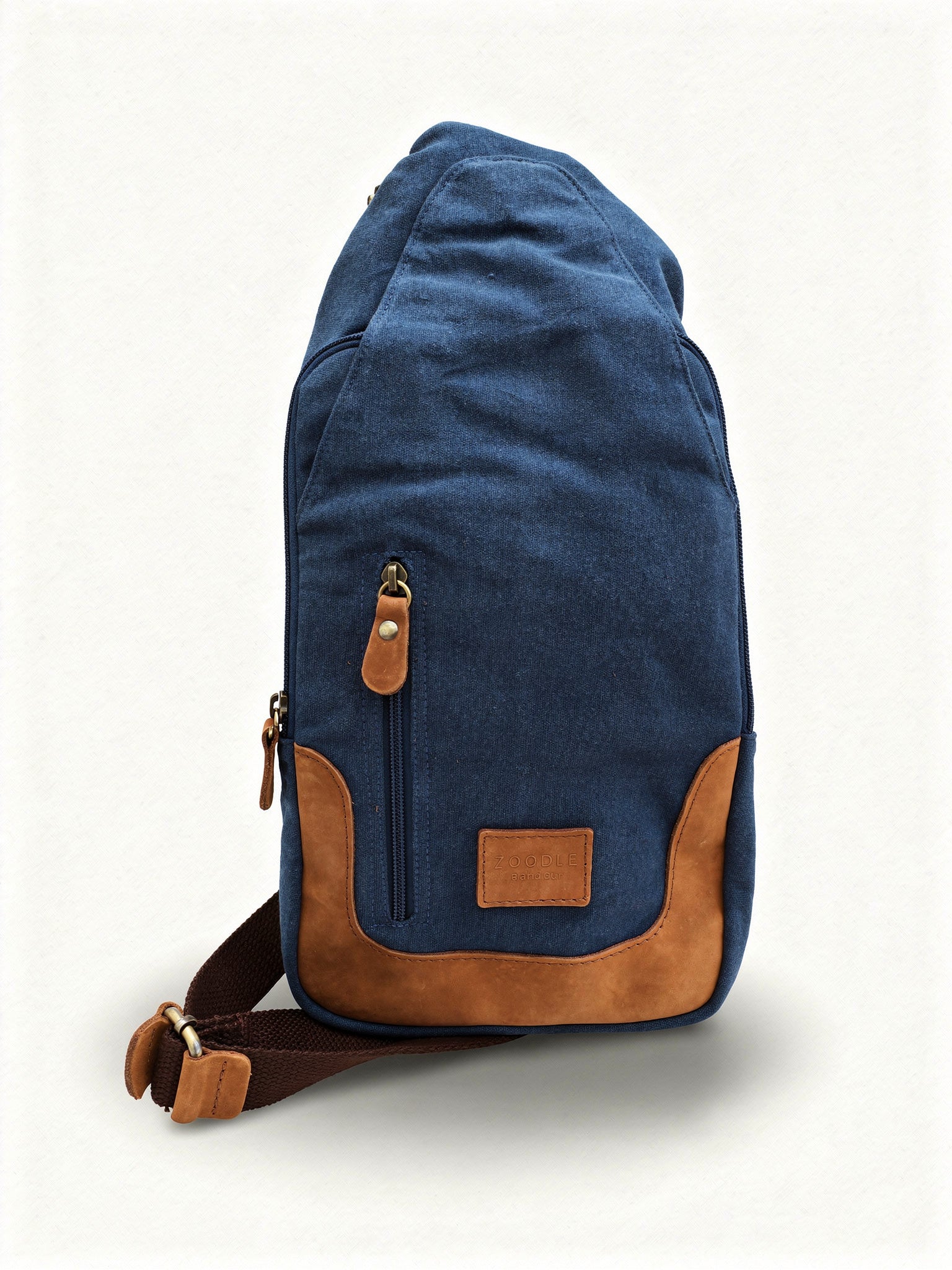 Tablet Bag | Canvas Leather Sling Bag