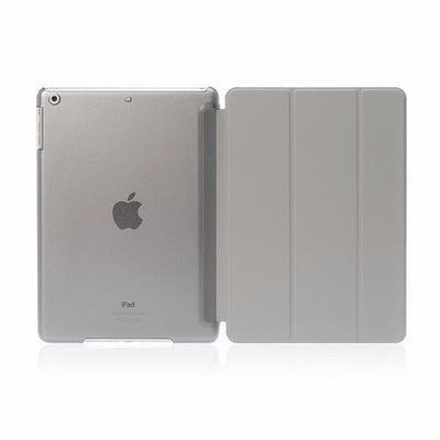 iPad Flip Cover - Slim & Durable Protection | Classic Case in light gray with transparent back, designed for 10 Gen and 11 Gen iPads.