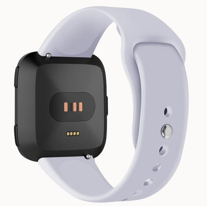Fitbit Versa Silicon Sports Band - Grey (Small) - Zoodle Fitbit Straps