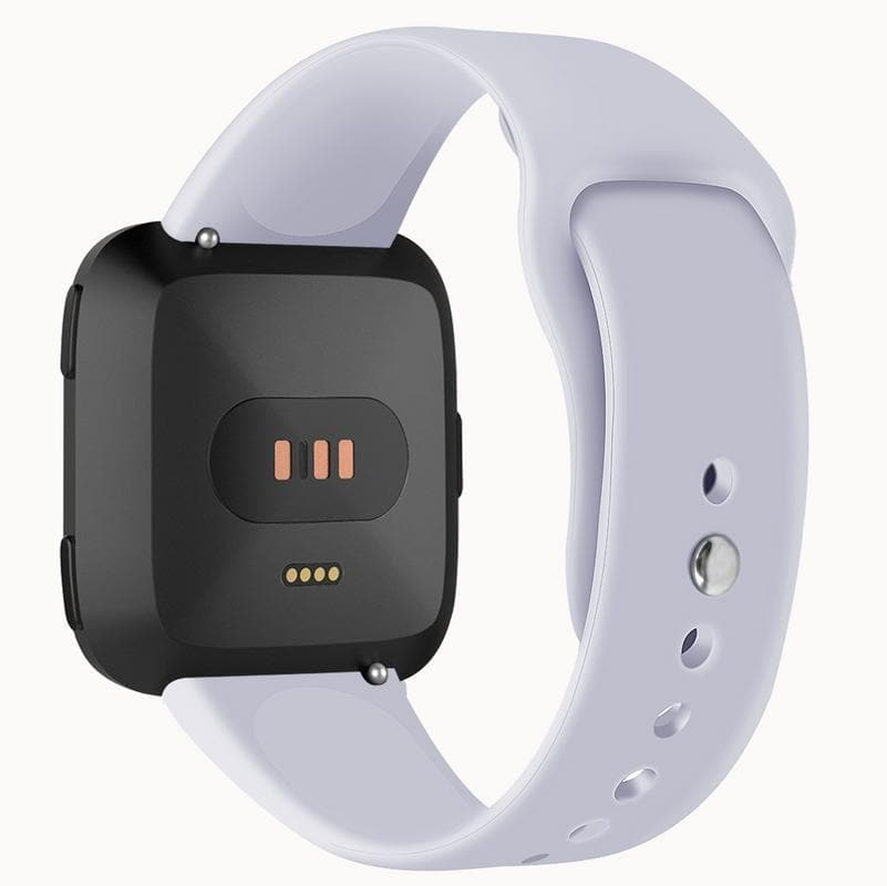 Fitbit Versa Silicon Sports Band - Grey (Small) - Zoodle Fitbit Straps