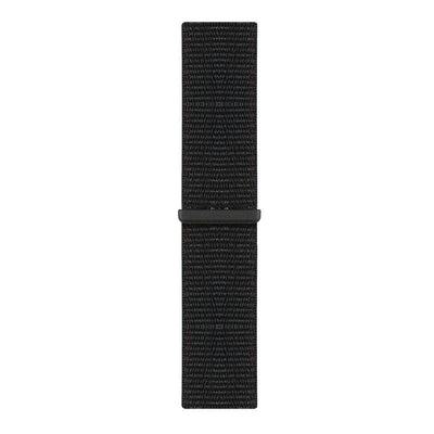 Nylon Loop Sports Strap for Fitbit Versa - Black - Zoodle Fitbit Straps