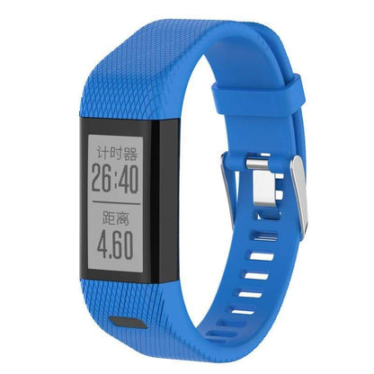 Blue Silicon Replacement Band for Garmin Vivosmart HR - Zoodle Garmin Straps