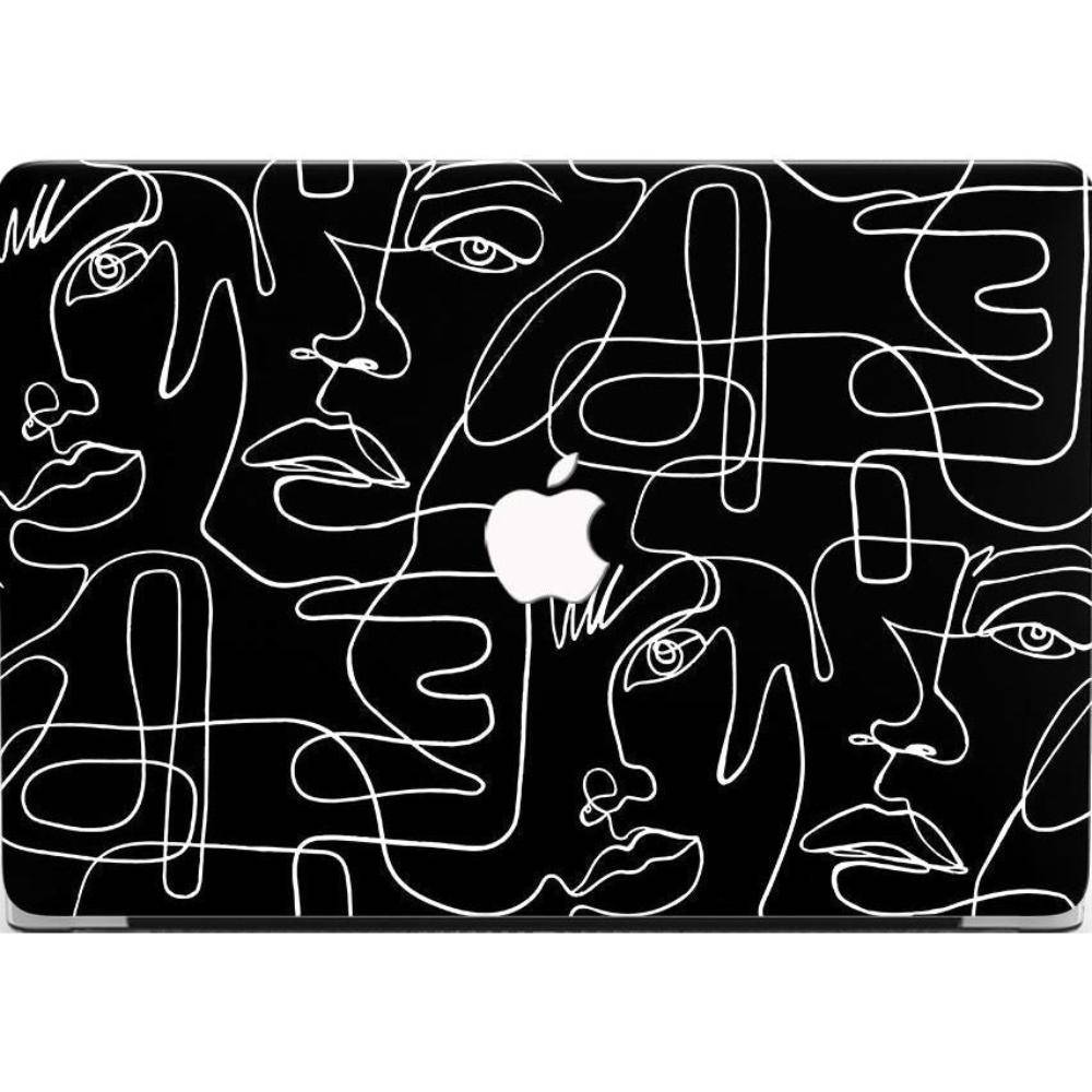 Designer Case - Abstract Faces for MacBook