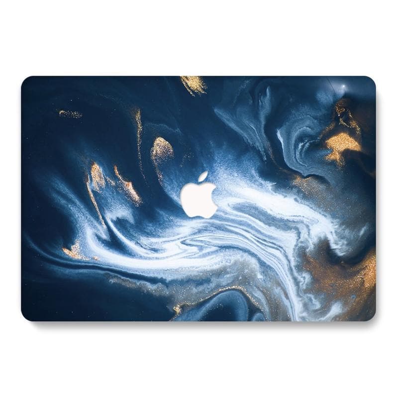 Designer Case - Blue & Brown Marble for MacBook - Zoodle